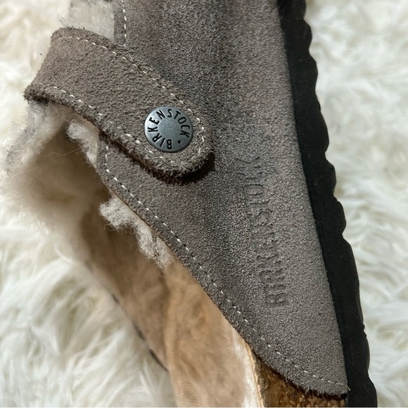 Birkenstock Boston Shearling Grey size 38 - Picture 12 of 12